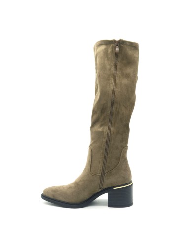 Botte texane femme Kharisma en tissu avec tige élastiquée