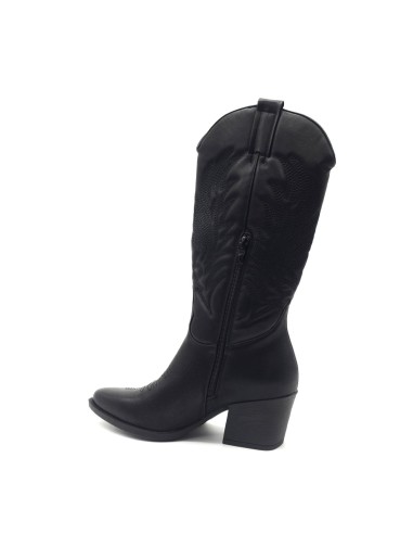 Kharisma stivale texano donna con zip interna