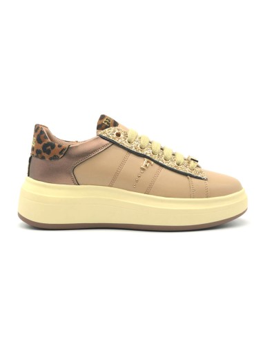 Baskets à lacets pour femme modèle Ferré Loren avec semelle plateforme