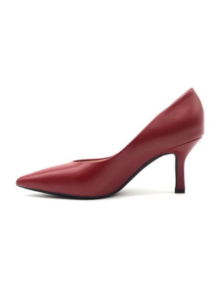 Francesco Milano women's leather V-neck pumps
