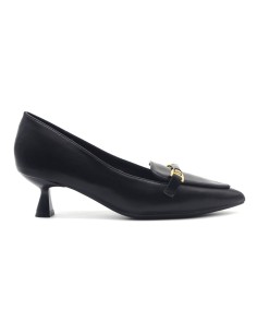 Francesco Milano women's décolleté in nappa leather with spool heel