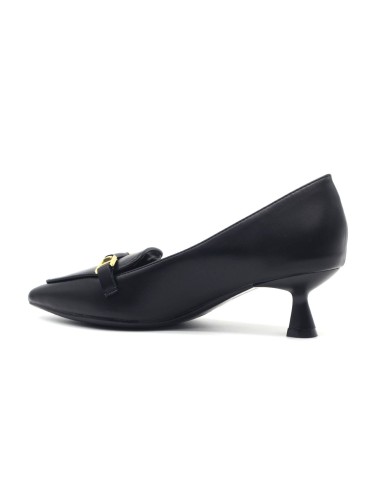 Francesco Milano women's décolleté in nappa leather with spool heel