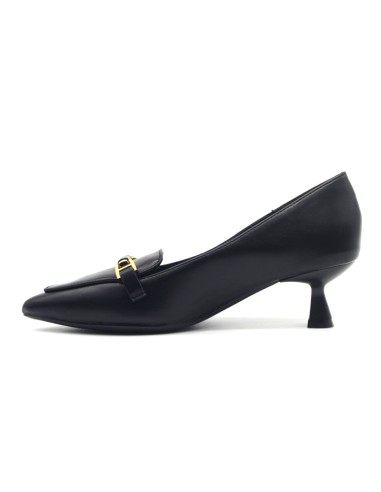 Francesco Milano women's décolleté in nappa leather with spool heel