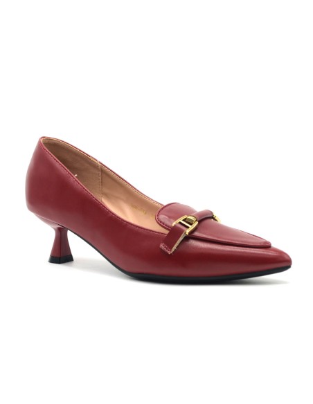 Décolleté femme Francesco Milano en nappa avec talon bobine