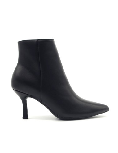 Francesco Milano women's ankle boot in nappa leather with medium heel