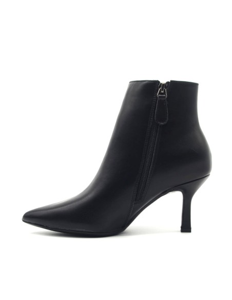 Francesco Milano women's ankle boot in nappa leather with medium heel