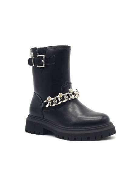 Bottines pour fille Liu Jo Wanda 07 avec accessoire chaîne