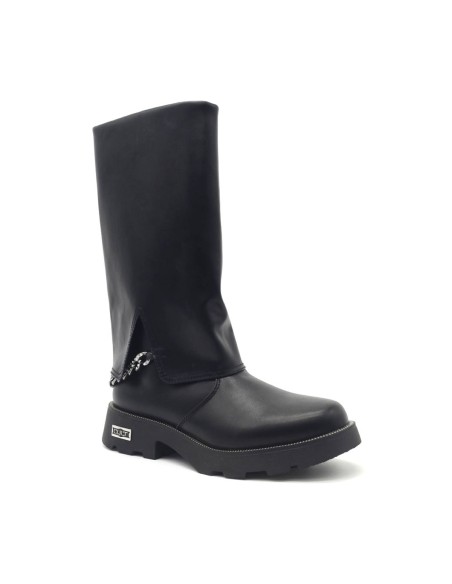 Bottes en similicuir « Cult » pour filles et femmes avec tige retroussée
