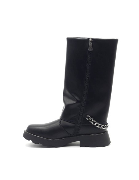 Bottes en similicuir « Cult » pour filles et femmes avec tige retroussée