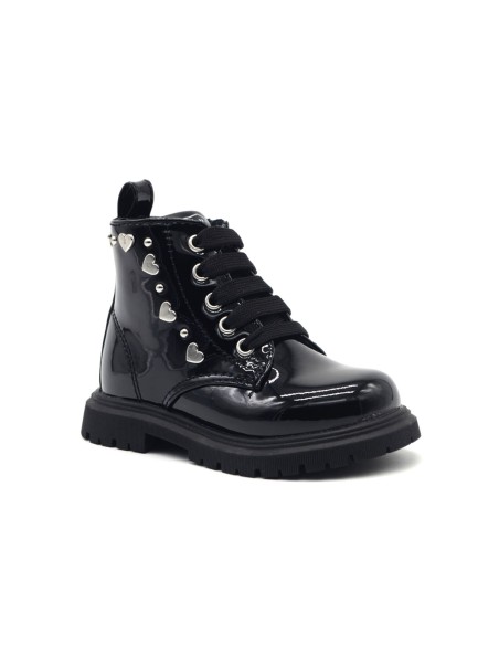 Botines de charol para niña con tachuelas "Cult"