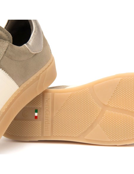 Nero Giardini Damen-Schnürsneaker Made in Italy aus Wildleder