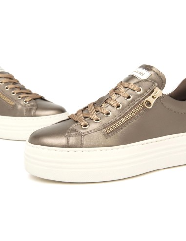 Nero Giardini Damen-Schnürsneaker aus Leder Made in Italy