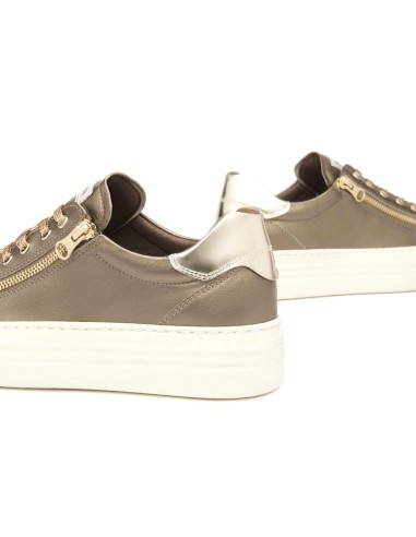 Nero Giardini Damen-Schnürsneaker aus Leder Made in Italy