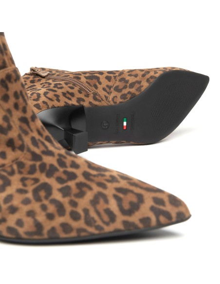Nero Giardini Damenstiefelette, hergestellt in Italien, aus Wildleder