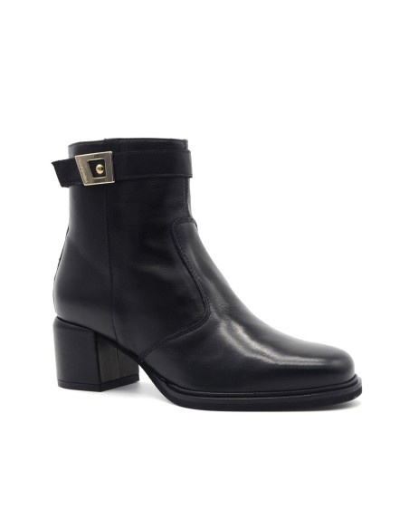 Botín de piel para mujer Nero Giardini Made in Italy