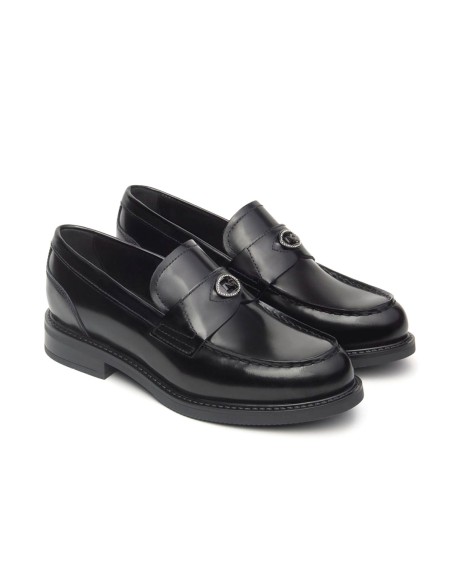Nero Giardini mocassino Made in Italy donna in pelle lucida