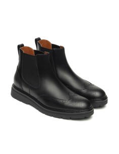 Bottines en cuir pour homme Nero Giardini, fabriquées en Italie 2