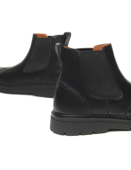 Nero Giardini men's Made in Italy leather ankle boot