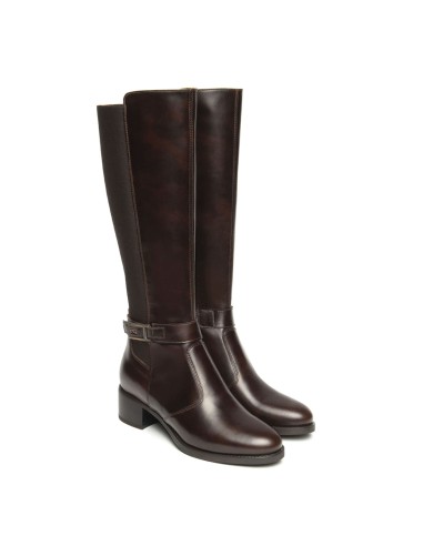 Nero Giardini women's Made in Italy leather and fabric boot