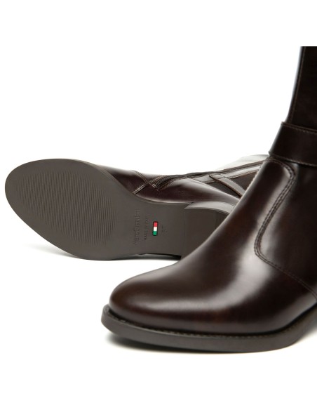 Nero Giardini Damenstiefel aus Leder und Stoff, hergestellt in Italien