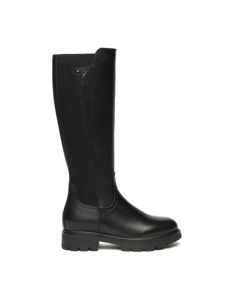 Nero Giardini stivale Made in Italy donna in pelle e tessuto