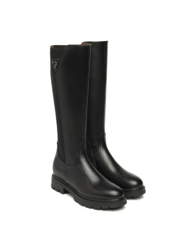 Nero Giardini stivale Made in Italy donna in pelle e tessuto