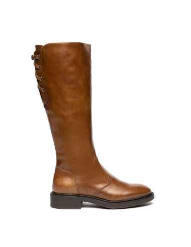 Nero Giardini stivale cavallerizzo Made in Italy donna in pelle