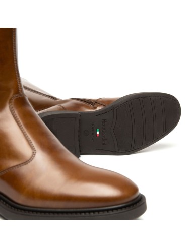 Nero Giardini stivale cavallerizzo Made in Italy donna in pelle