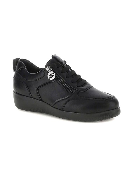 Stonefly model Paseo IV 47 women's lace-up sneaker in nappa leather