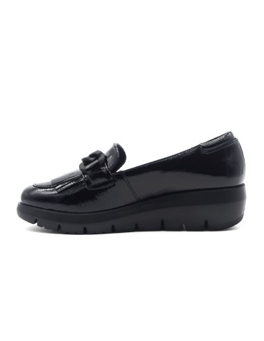 Stonefly model Plume 13 women's patent leather moccasin