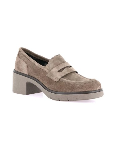 Grünland Rola model women's suede heeled moccasin