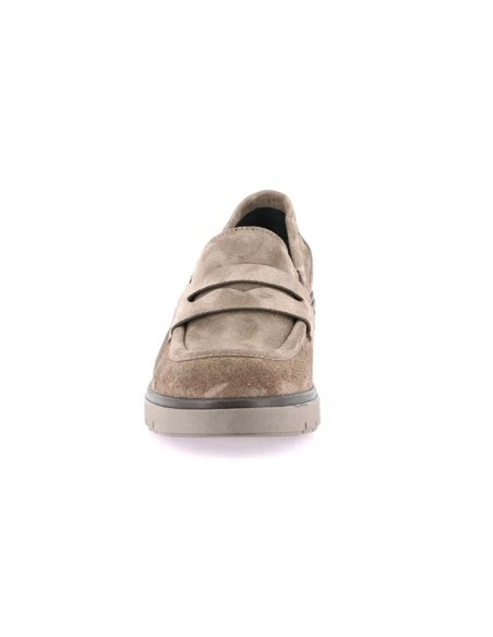 Grünland Rola model women's suede heeled moccasin