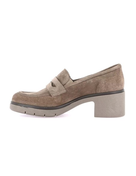 Grünland Rola model women's suede heeled moccasin
