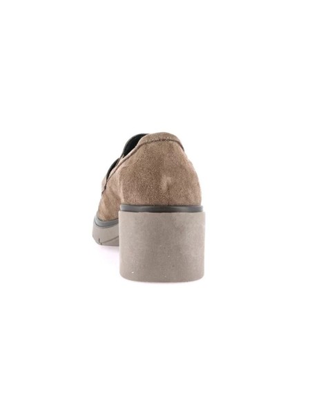 Grünland Rola model women's suede heeled moccasin
