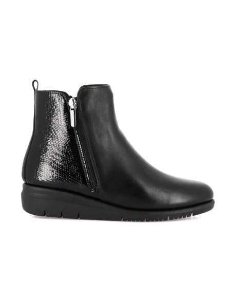 Bottine confort femme modèle Grünland Rysa en cuir nappa