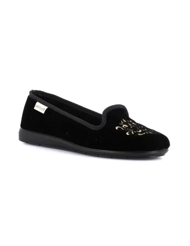 Grünland Texi model women's cardinal style velvet slipper