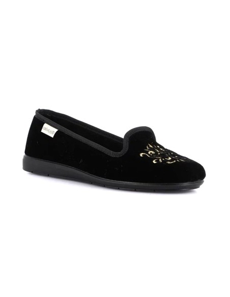 Grünland Texi model women's cardinal style velvet slipper