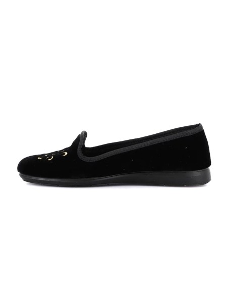 Babouche en velours style cardinal pour femme modèle Grünland Texi