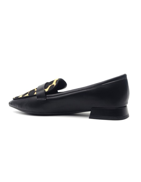 Mocasín de mujer Francesco Milano en napa suave y tela