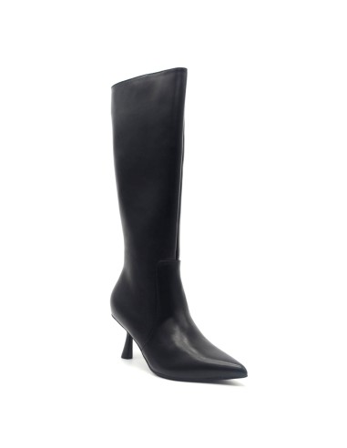 Bottine pour femme Francesco Milano en cuir nappa souple avec talon
