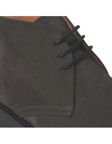 Bottines Exton pour homme, fabriquées en Italie en cuir suédé