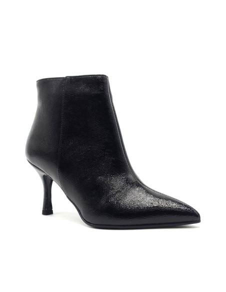 Cinzia Soft Damen-Ankle-Boot, hergestellt in Italien aus naplack