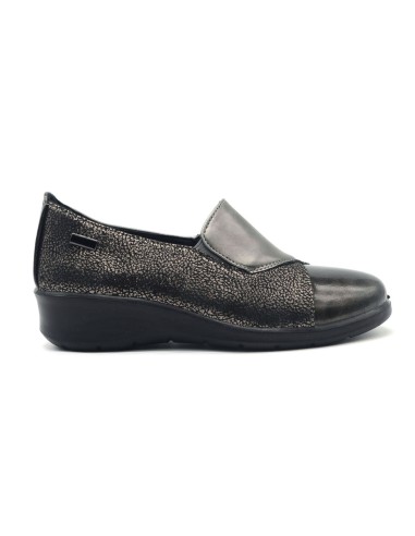 Cinzia Soft women's comfortable slipper moccasin with wedge heel