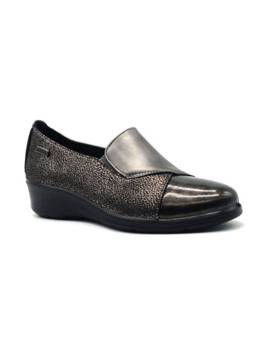 Cinzia Soft women's comfortable slipper moccasin with wedge heel