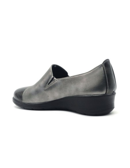 Cinzia Soft women's comfortable slipper moccasin with wedge heel
