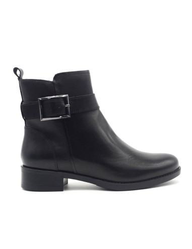 Cinzia Soft stivaletto donna in pelle con fibbia decorativa