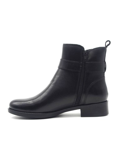 Cinzia Soft stivaletto donna in pelle con fibbia decorativa