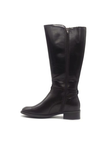 Cinzia Soft women's leather riding boot with buckle