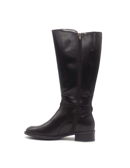 Cinzia Soft women's leather riding boot with buckle