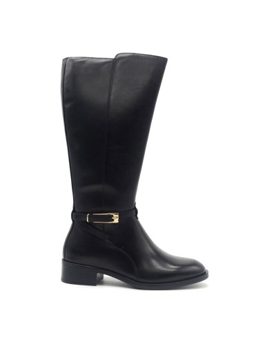 Bota de montar de piel suave para mujer Cinzia con hebilla decorativa